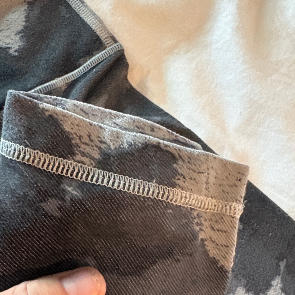 Gray and Black Tie-Dye lululemon Leggings - Picture 4 of 6
